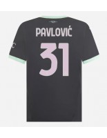 AC Milan Strahinja Pavlovic #31 Tredjedrakt 2024-25 Korte ermer